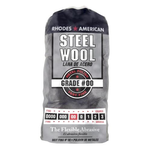 Rhodes American Very Fine Grade #00 Steel Wool 12/pk