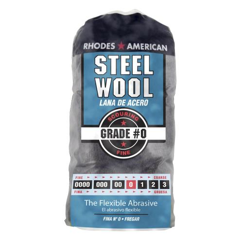 Rhodes American Fine Grade #0 Steel Wool 12/pk