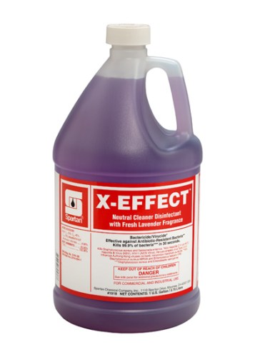 Spartan X-Effect Neutral Disinfectant Cleaner Deodorizer Gal 4/cs