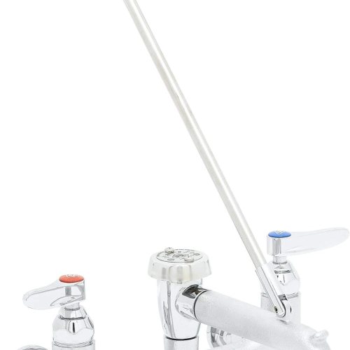 T&S Brass Service Sink Faucet Wall Mount 8 Centers