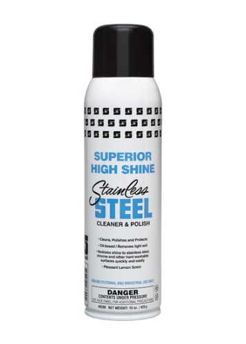 Spartan Superior High Shine Stainless Steel Oil Based Aerosol 20oz 12/cs