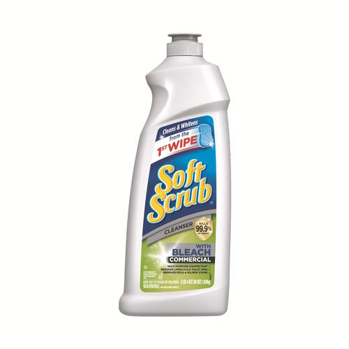 Soft Scrub Abrasive Creme Cleanser w/Bleach 36oz 6/cs