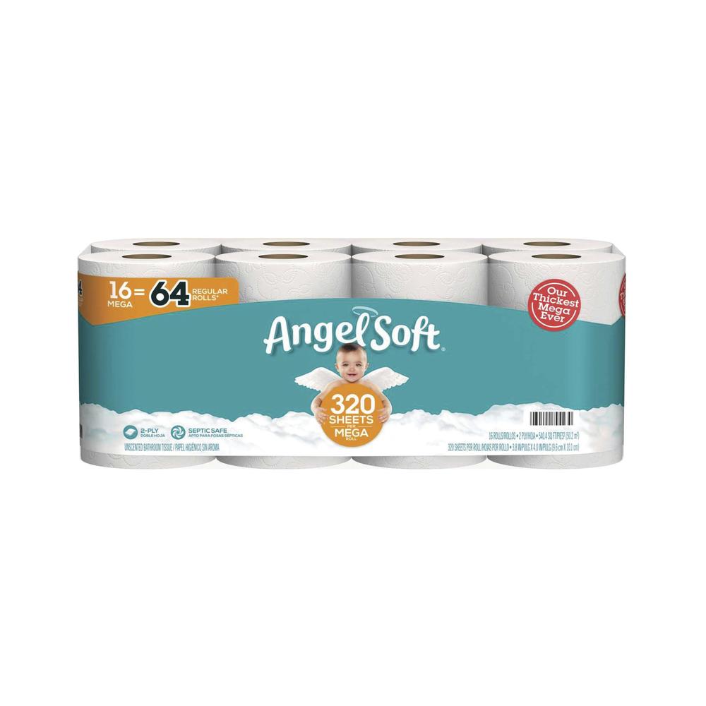 Angel Soft® Toilet Paper 16 Mega Rolls
