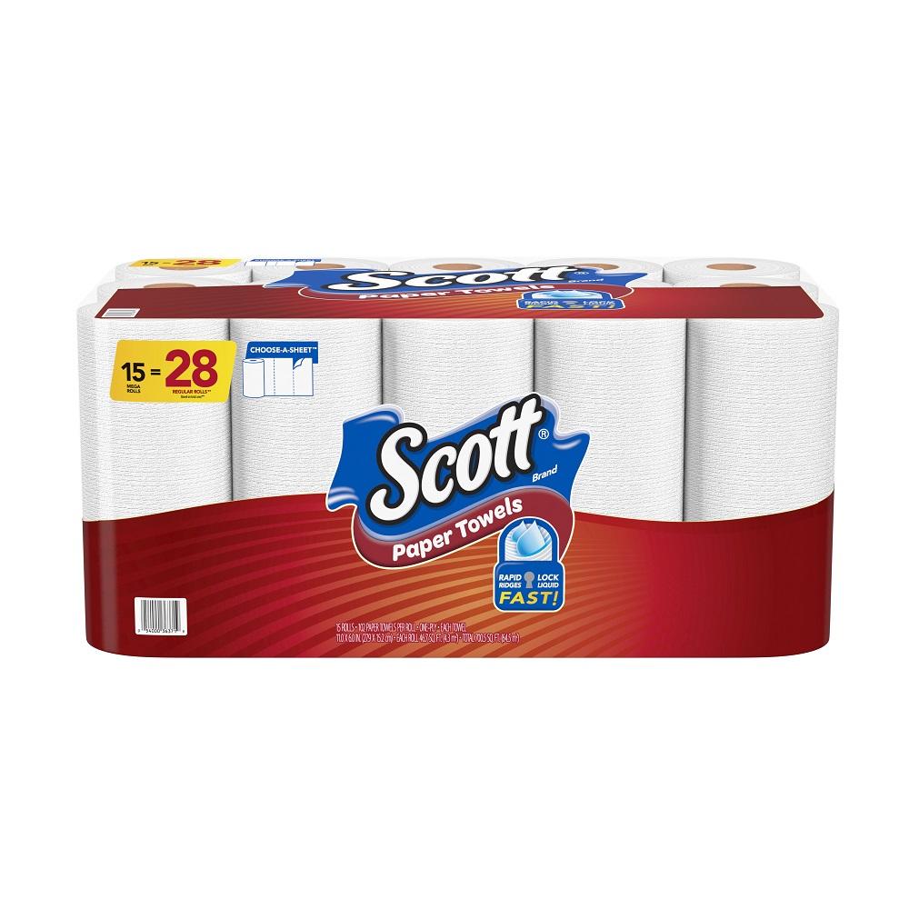 Scott® Paper Towel Mega Rolls 15/pk