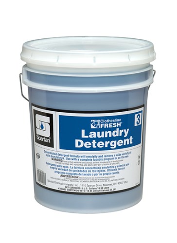 Spartan Clothesline Fresh Laundry Detergent 5gal/pl
