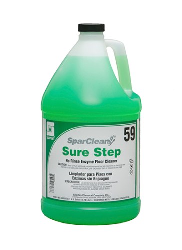 Spartan SparClean Sure Step No Rinse Enzyme Floor Cleaner Gal 4/cs
