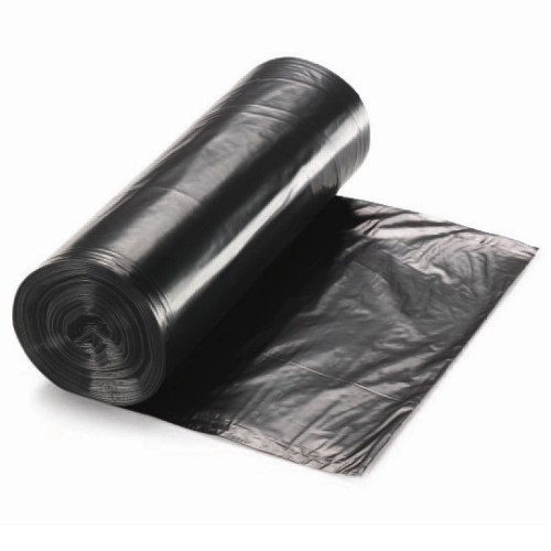 Pitt Plastics Repro 56 Gallon 43"x47" 1.5Mil Can Liner Black 100/cs