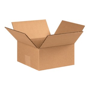 9"x9"x4" 32Ect Plain Kraft RSC Carton 25/bd