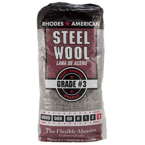 Rhodes American Coarse Grade #3 Steel Wool 12/pk