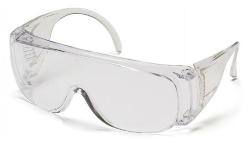 Solo Clear Lens Over the Glasses Frameless Safety Glasses 12/bx