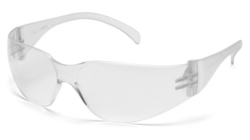 Intruder Clear Lens Frameless Safety Glasses 12/bx