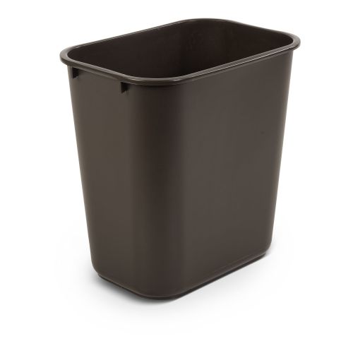 Toter 27 Qt Fire Resistant Waste Container Brown