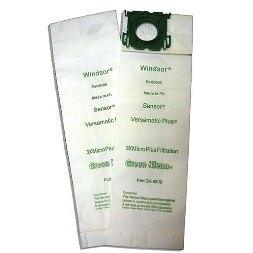 Green Klean Windsor Triple Layer Replacement Vacuum Bags 10/pk