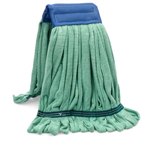 Premium Microfiber Tube Mop Green Large 5" Band