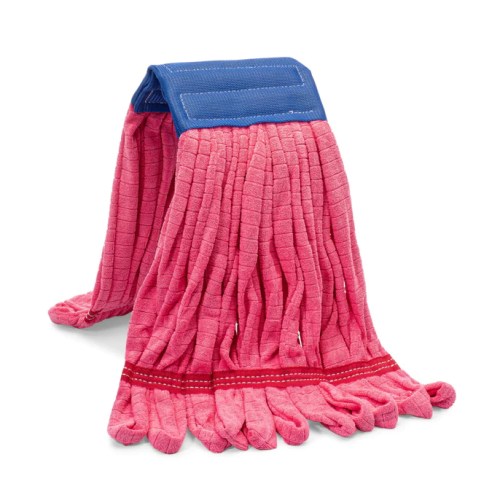 Premium Microfiber Tube Mop Red Large 5" Band