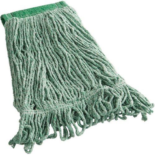 Reit Price Premium Blended Commercial Mop Wide Band Green Medium 6/cs