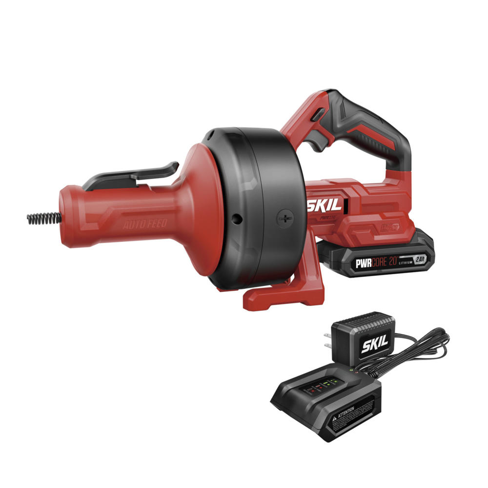 SKIL® Multivolt Power Snake Drain Cleaner Kit