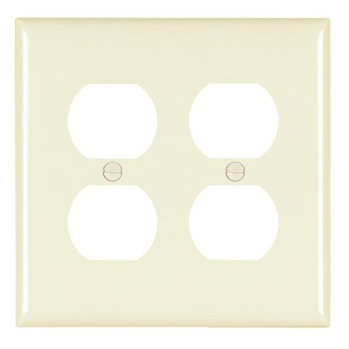 Legrand® Pass & Seymour TradeMaster® Lt Almond Nylon 2 Duplex Outlet Wall Plate
