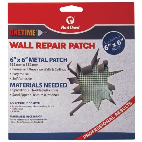 Red Devil® ONETIME® 6" x 6" Drywall Repair Patch