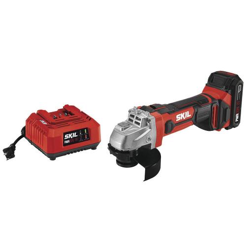 SKIL® 20 Volt Cordless 4-1/2" Slide Switch Angle Grinder Kit