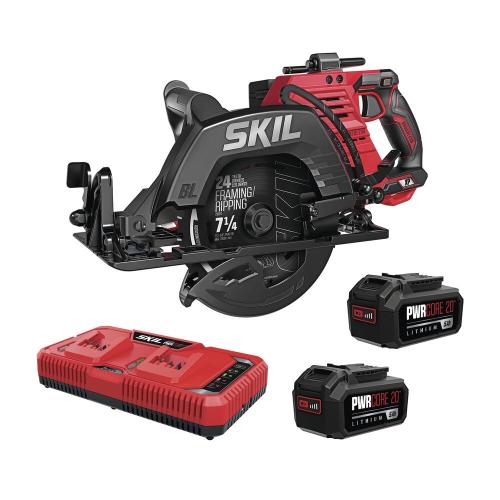 SKIL® 2X 20-Volt (40-Volt) Brushless Cordless 7-1/4" Circular Saw Kit