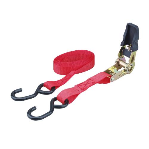 Max Load® 15' x 1" Red Ratchet Strap Tie Down