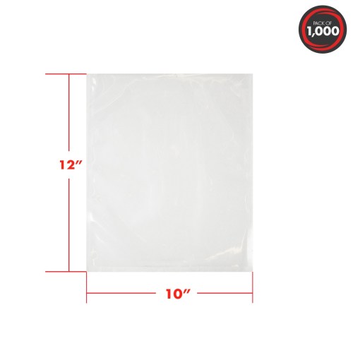 Ultrasource 10" x 12" 3mil Vacuum Pouch 1000/cs