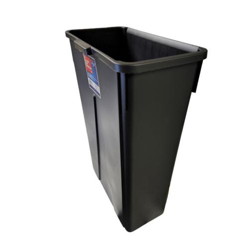 23 Gallon Slim Black Waste Container