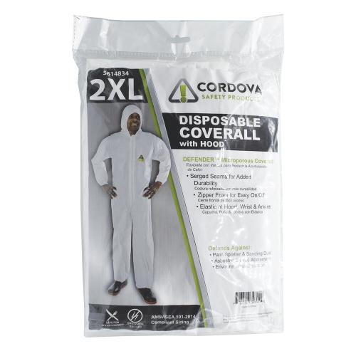 Cordova Defender™ 2XL Disposable Coverall with Hood