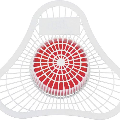 Fresh Products Para Urinal Screens w/Deodorizer Block Cherry 12/bx