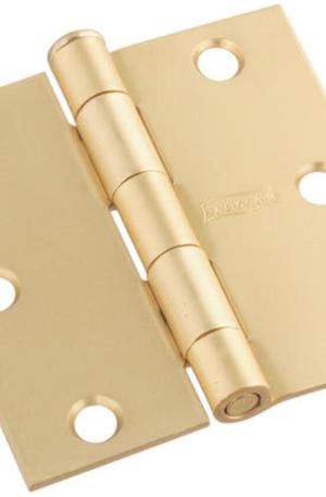 National Hardware® 3" Satin Brass Door Hinge
