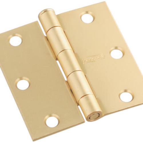 National Hardware® 3" Satin Brass Door Hinge