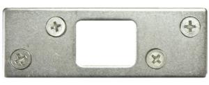 Ultra Hardware™ Satin Nickel Deadbolt Strike Plate