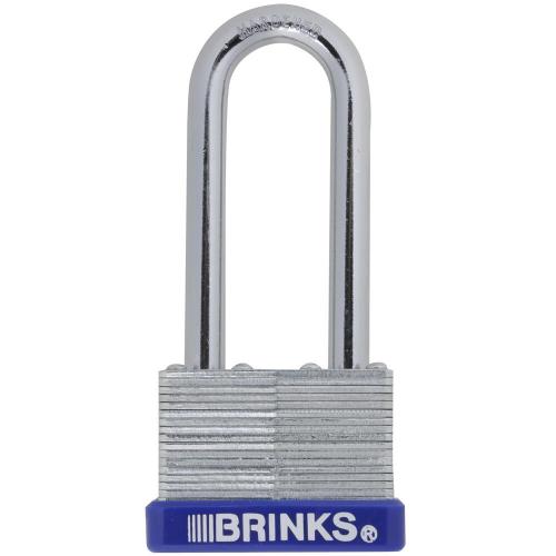 Brinks® 1-3/4" Keyed Alike Laminated Steel Shackle Padlock 12/pk