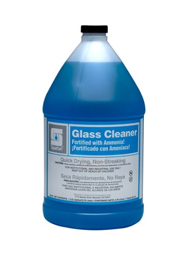 Spartan Glass Ammoniated Cleaner Gal 4/cs