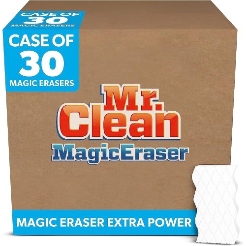 Mr. Clean Magic Eraser Extra Durable 4 3/5" x 2 2/5", 7/10" Thick White 30/bx