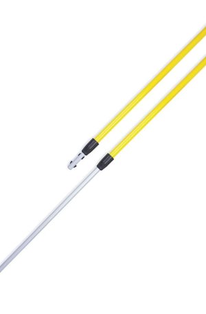 Rubbermaid Quick-Connect Straight Adjustable Extension Handle/Pole Yellow 48" - 72"