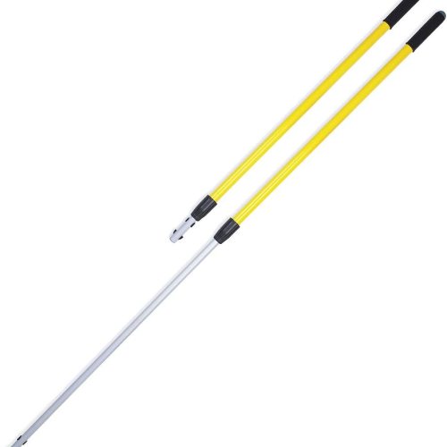 Rubbermaid Quick-Connect Straight Adjustable Extension Handle/Pole Yellow 48" - 72"
