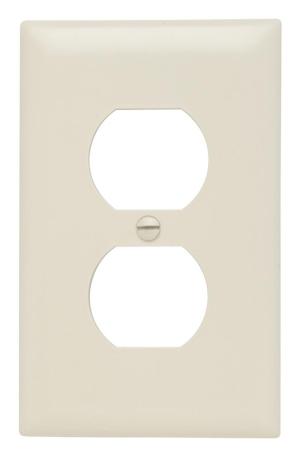 Legrand® Pass & Seymour TradeMaster® Light Almond Nylon 1-Gang Duplex Outlet Wall Plate 10/pk