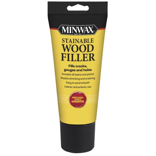 Minwax® Interior/Exterior Natural Stainable Wood Filler 6oz 12/cs