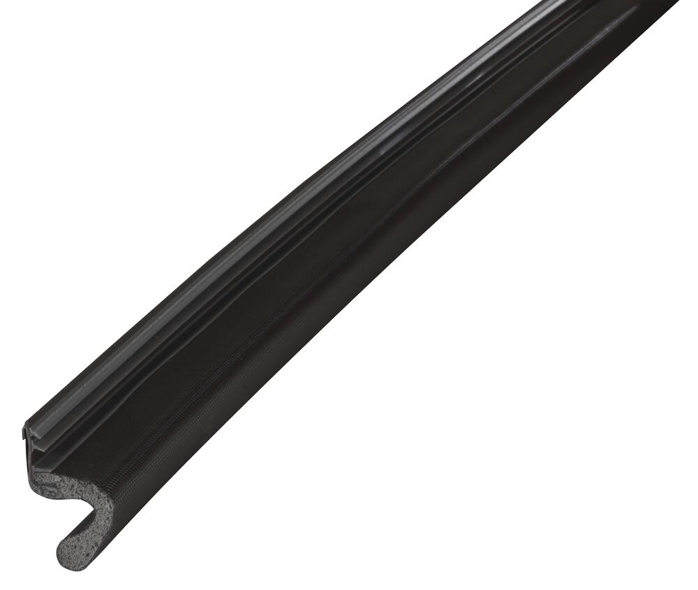 M-D 81" Brown Vinyl-coated Foam Top and Sides Door Seal for Doors with Kerf/Channel 20/bx