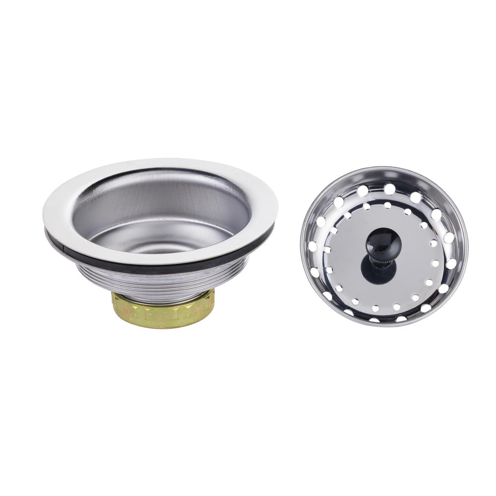 Stainless Steel Fixed Post Kitchen Sink Strainer Basket