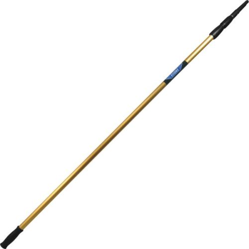 Ettore 18' Telescoping Threaded Extension Pole Gold Anodized Aluminum