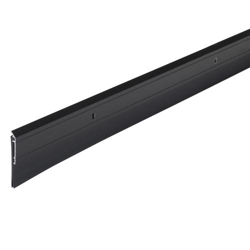 M-D 36" Black Aluminum and Vinyl Standard Screw-on Door Sweep