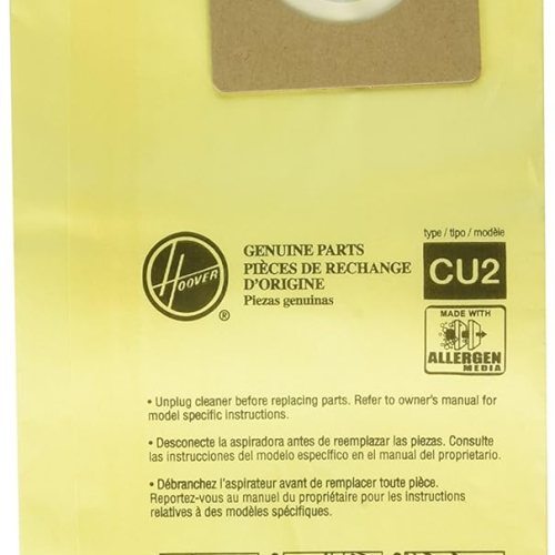 Hoover Paper Bag Allergen Filtration Hushtone 10/pk
