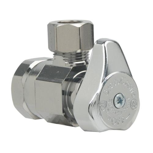 BrassCraft® 1/2" FIP x 3/8" OD Compression 1/4 Turn Angle Valve