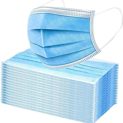 3-Ply Disposable Mask Blue 50bx