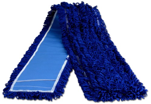 60" Slot Pocket Microfiber Dust Mop Blue