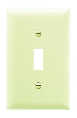 Legrand® Pass & Seymour TradeMaster® Ivory Nylon 1 Gang Toggle Switch Wall Plate