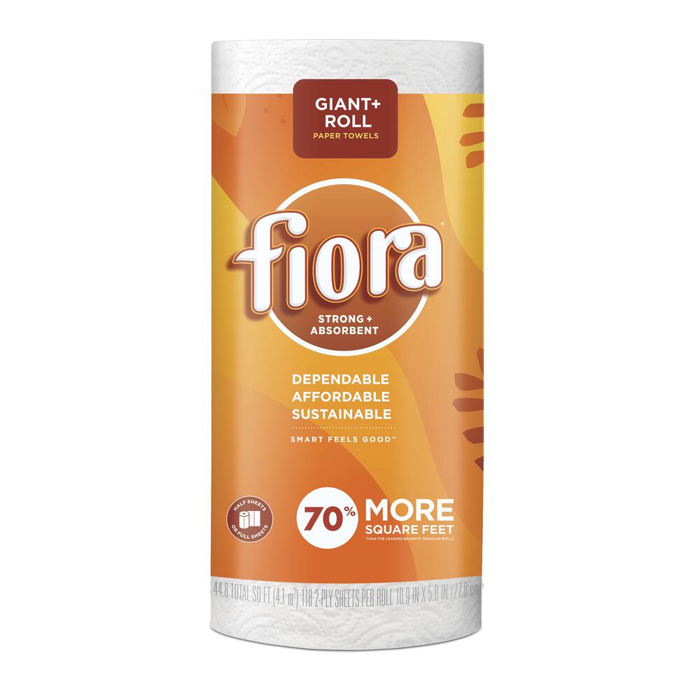 Fiora® White Kitchen Roll Towel 30/cs